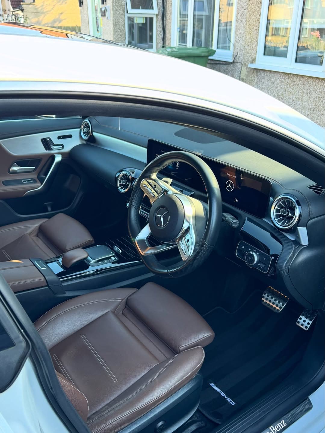 Mercedes Interior Brown Leather
